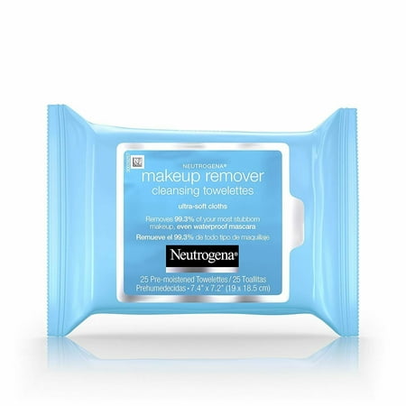 Neutrogena Hydrating Makeup Remover Cleansing Wet Towelettes 25 ct, 3-Pack