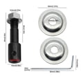 thumbnail image 2 of Perceuse Électrique Portable Conversion Roue de Meulage Extension Tige Broche Adaptateur, 2 of 4