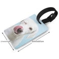 thumbnail image 4 of Balery Puppy Licks Nose Print Durable Luggage Tags with Secure Strap, Personalized Travel ID Tags for Suitcases, Bags, and Backpacks - Easy Identification for Men and Women, 4 of 8