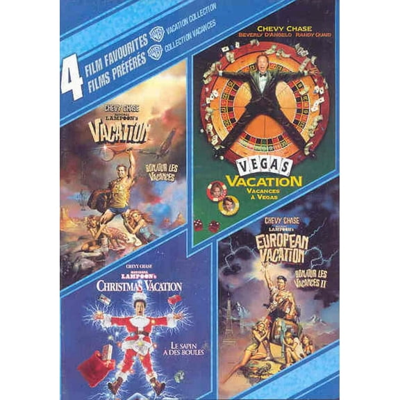 4 FILM FAVORITES: VACATION COLLECTION (VACATION / VEGAS VACATION / CHRISTMAS VACATION / EUROPEAN VACATION) - DVD