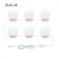 thumbnail image 1 of Makeup Mirror Light Bulb Lights Make Up Dimmable LED Wall Lamp 6 10 14Bulbs Kit for Dressing Table ,Widely Use, 1 of 7