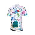 thumbnail image 3 of 2022 Maillot de ciclismo para niños y niñas, camiseta de manga corta para bicicleta de montaña o carretera, ropa de verano, color rosa, 3 of 5