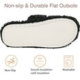 thumbnail image 4 of Northblanc Womens Fuzzy Open-toe Slippers Soft Comfy Memory Foam Indoor House Shoes, 4 of 9
