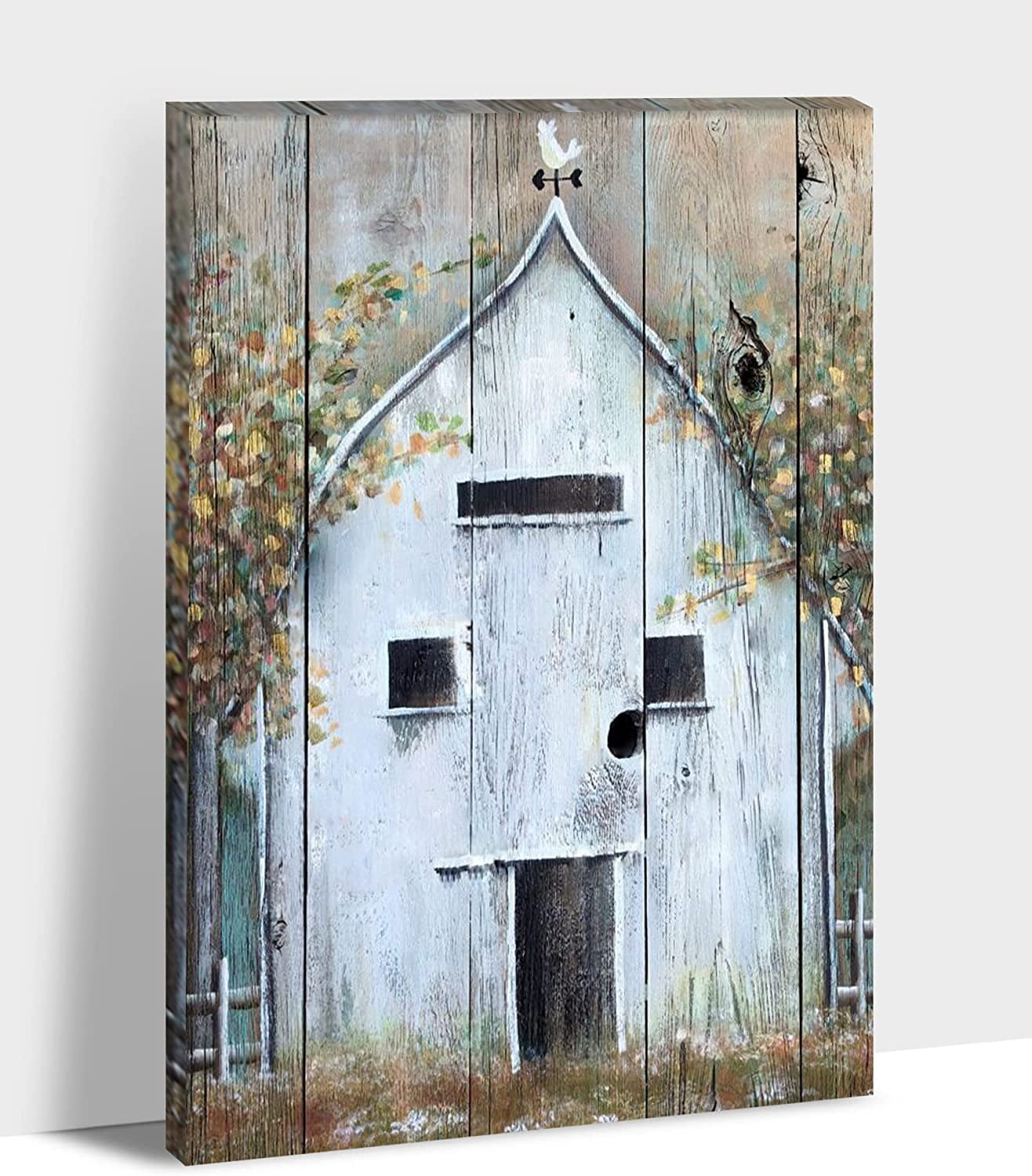 Farmhouse Wall Art - Barn Pictures Wall Art, Vintage Barn Canvas Prints ...