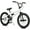 White(With Pegs), variant on cubsala 20 in Kids BMX Bike Freestylefor Age 6-14 Years Old Boys Girls with 4 Pegs,White