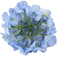 thumbnail image 3 of Silk Hydrangea Heads Artificial Flowers Heads with Stems for Home Wedding Decor,Pack of 10 (White), 3 of 5