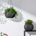 thumbnail image 6 of PEIBang Flower Pot Hanging Baskets with Drainage Holes and Chain,Garden Hanging Planter for Indoor Outdoor Plants, 6 of 6