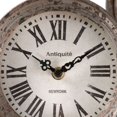 thumbnail image 2 of Zentique 15" Gray and White Round Distressed Finish Two Face Wall Clock, 2 of 2