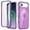 dark purple, variant on XNB for IPhone Air Phone Case with Built-in Screen Protector,for iPhone Air Magnetic Case Compatible with MagSafe, Clear Slim Shockproof Anti-Scratch Protective Cover for IPhone Air