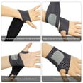 thumbnail image 5 of DODAMOUR Carpal Tunnel Wrist Brace, 2 Pack Breathable Wrist Band for Men and Women, Adjustable Wrist Support Wrist Straps (Black), 5 of 6