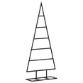 thumbnail image 3 of vidaXL Metal Christmas Tree for Decoration Black 49.2", 3 of 21