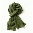 thumbnail image 3 of QSAWXQZ Women's Cotton Linen Long Scarf Polka Dot Lightweight Shawl Wrap Neck Scarf Free Size, 3 of 5