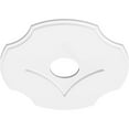 thumbnail image 2 of 22"OD x 5"ID x 7 1/2"C x 1"P Percival Architectural Grade PVC Contemporary Ceiling Medallion, 2 of 11
