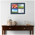 thumbnail image 2 of ArtToFrames Collage Photo Picture Frame with 4 - 5x7 Openings, Framed in White with Midnight Blue and Black Mats (CDM-3966-3), 2 of 8