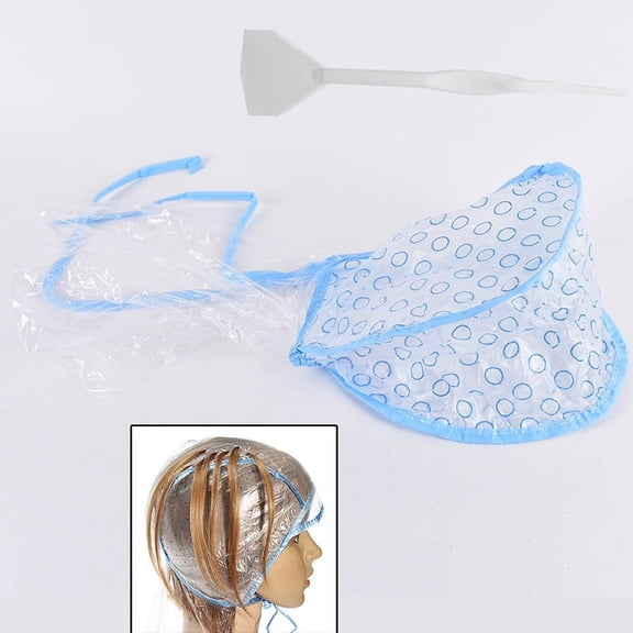 Disposable hair coloring highlighting tinting bleach dye steak cap hook set