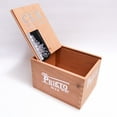 thumbnail image 2 of C.L.E. Prieto 50 x 5 Empty Wood Cigar Box 5.5" x 4.25" x 3.75", 2 of 6