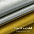 thumbnail image 4 of XmhyTop Thick Long Window Curtains - 132*213cm 1 slice, Block Out Curtains for Bedroom Windows, Polyester Fabric, Light Blocking Drapes for Home Decor.Light gray+yellow., 4 of 5