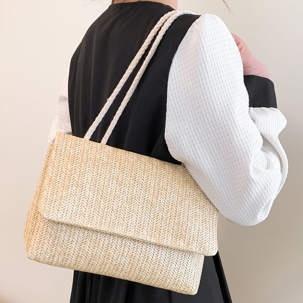 Bolso bandolera de moda Bolso ligero para axila Transpirable para mujer (Caqui)