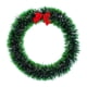 thumbnail image 2 of Corona de Navidad, corona de puerta delantera, guirnalda navideña de hojas blancas, corona de Navidad para sala de estar, ventana, fiesta, pared 30cmx30cm BLESIY Guirnalda navideña, 2 of 8