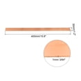 thumbnail image 2 of 1Pcs 15.8" x 1.2" Copper Flat Bar,3/64 Thickness for Grounding Systems Architectural Projects, 2 of 5