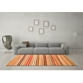 thumbnail image 3 of Ahgly Company Indoor Rectangle Abstract Orange Modern Area Rugs, 8' x 10', 3 of 4