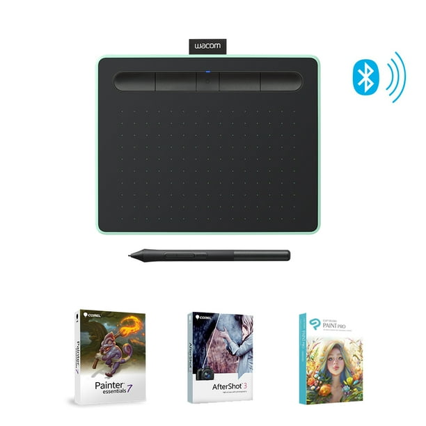 Wacom Intuos Wireless Graphics Drawing Tablet with 3 Bonus Software
