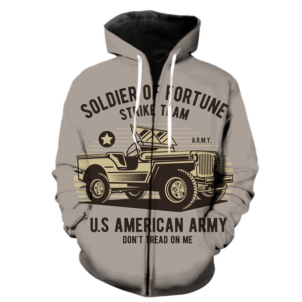 Sudadera con capucha y cremallera para hombre, diseño de coche clásico de dibujos animados, estilo Harajuku, con estampado 3D, manga larga, divertida, informal, estilo hip hop, unisex, 2024