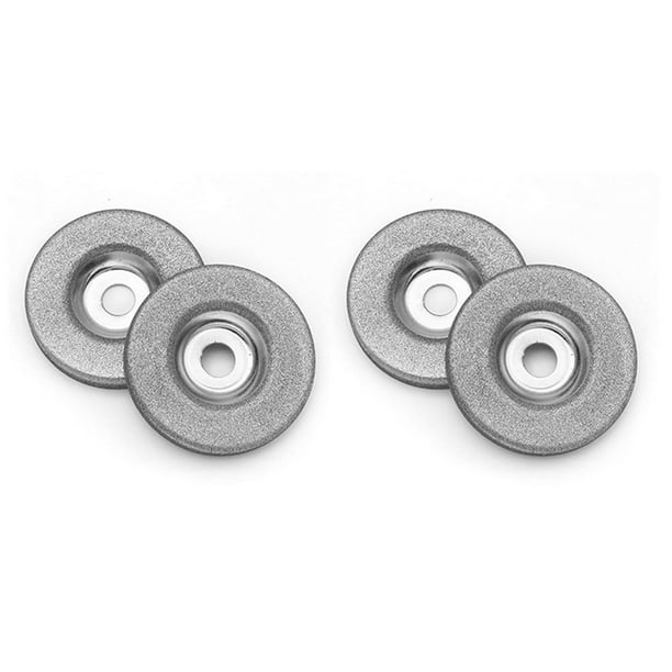 4 Piezas Disco Circular de Muela Abrasiva de Diamante de 50mm para Afilador Eléctrico Multifuncional Accesorios de Afilado de Amoladora