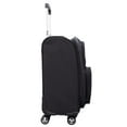 thumbnail image 3 of MOJO Black Cleveland Browns 21" Softside Spinner Carry-On, 3 of 6
