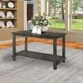 thumbnail image 2 of Acme Martha II Wood Counter Height Table in Weathered Gray Indoor, 2 of 9