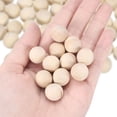 thumbnail image 3 of 100 Paquetes de Bolas de Madera Redondas de 15 mm de Diámetro, Esferas de Madera Sólida sin Acabado, Bolas de Manualidades de Madera Natural, 3 of 6