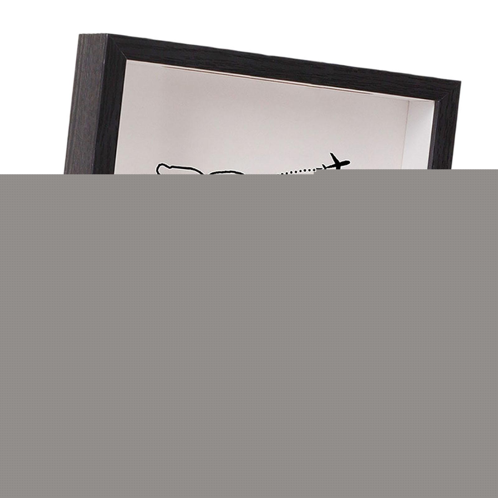 thumbnail image 5 of Caja de recuerdos con marco de sombra para entradas de conciertos, cines, eventos deportivos negro 20x20cm, 5 of 9