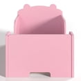 thumbnail image 5 of Jopath Toddler Floor Bed Frame, Cot Bed with Bear Shape Toddler Bed for Boys and Girls Pink, 5 of 9