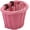 Pink, variant on Wicker Bike Basket, Little Box Made by Willow for Bicycle