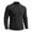 Black, variant on FSYBOA Men's Crewneck Sweaters Size L, Knitted Comfortable Casual Long Sleeve Pullover Tops Gray