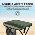 thumbnail image 6 of 2026 New Foldable Backpack Stool, Ultralight Compact Foldable Sling Bag Stool 10.60*9.44*10.60 In, Portable Pocket Chair With Carrying Bag for Hiking, Camping, Fishing (Blue, Small), 6 of 7