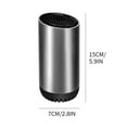 thumbnail image 3 of Ryank Space Heater Car Heater, 12V 150W Portable Windshield Defroster Defogger, 2 in 1 Fast Heating and Cooling Thermostat Fan Plug into Cigarette Lighter, 3 of 9
