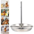 thumbnail image 4 of HAOANStainless Steel Roaster Pan Vertical Roaster Rack Grilled Chicken Rack Tray Chicken Roasting Tray, 4 of 6