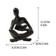 thumbnail image 2 of Estatua de figura de lectura abstracta - Decoración de estantería de resina, adorno de escritorio para oficina y hogar, regalo decorativo, 2 of 2