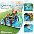 thumbnail image 3 of Patiojoy Inflatable Double Water Slide Park Giant Bouncy Castle w/ Obstacle Course Blower Excluded, 3 of 9