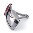 thumbnail image 4 of Chrome Billet Side Axle License Plate With LED Taillight For Harley, 4 of 4