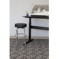 thumbnail image 4 of Boss Office Products 29" Chrome Bar Stool in Black, 4 of 4