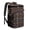 Black-26, variant on Colorful Abstract Geometric Cooler Backpack - 20L Insulated Leakproof Lunch Bag, Plaid Stripes