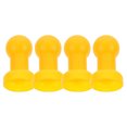 thumbnail image 4 of SHISUYAN Trampoline Pole Caps for Net Hooking Sturdy Yellow Plastic Cap with Wide Applications 4 Pieces, 4 of 9