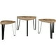 thumbnail image 4 of Set Mesa Triangular 3 Pzs Minimalista Industrial Cafe Madera, 4 of 9