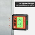 thumbnail image 4 of Digital Angle Finder Level - Precision Inclinometer with Lcd Display for Construction, Carpentry & Diy Measurement (Magnetic Base) | Digital Level, Cxui Digital Level with Slope Percentage Red, 4 of 9