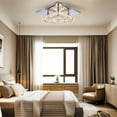 thumbnail image 2 of FRIXCHUR LED Ceiling Light Mini Square Flush Mount Ceiling Light Fixture(Warm White), 2 of 7