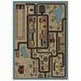 thumbnail image 2 of Tiny Town 7'8" x 10'9" Area Rug In Color Sandstone, 2 of 2