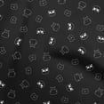 thumbnail image 1 of oneOone Cotton Poplin Black Fabric Panda & Hippo Fabric For Sewing Printed Craft Fabric By The Yard 42 Inch Wide, 1 of 5