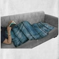 thumbnail image 6 of Rose Soft Flannel Fleece Throw Blanket, Realistic Illustration of a Blooming Yellow Rose in a Clear Vase, Cozy Plush for Indoor and Outdoor Use, 60" x 80", Petrol Blue Yellow, by Ambesonne, 6 of 6
